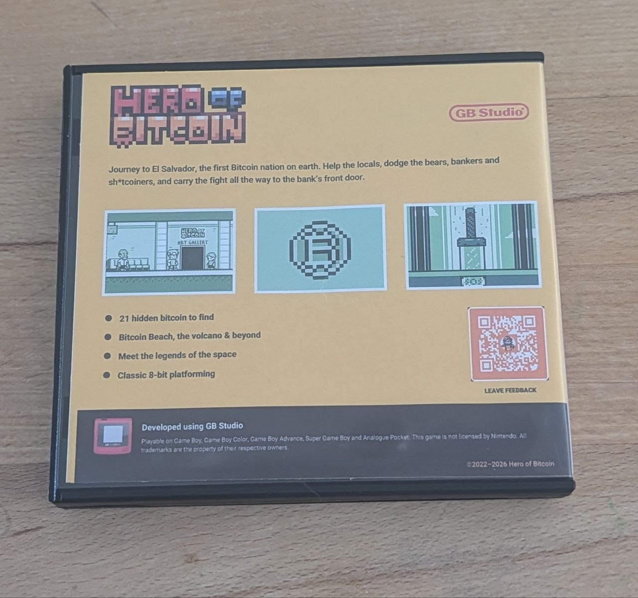 Hero of Bitcoin Game Boy Package image 3