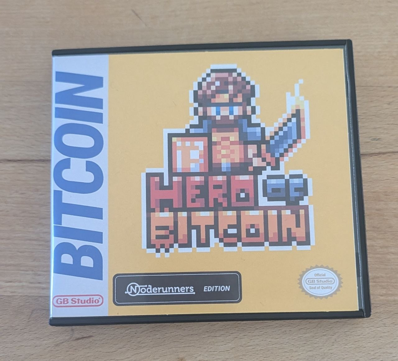 Hero of Bitcoin Game Boy Package