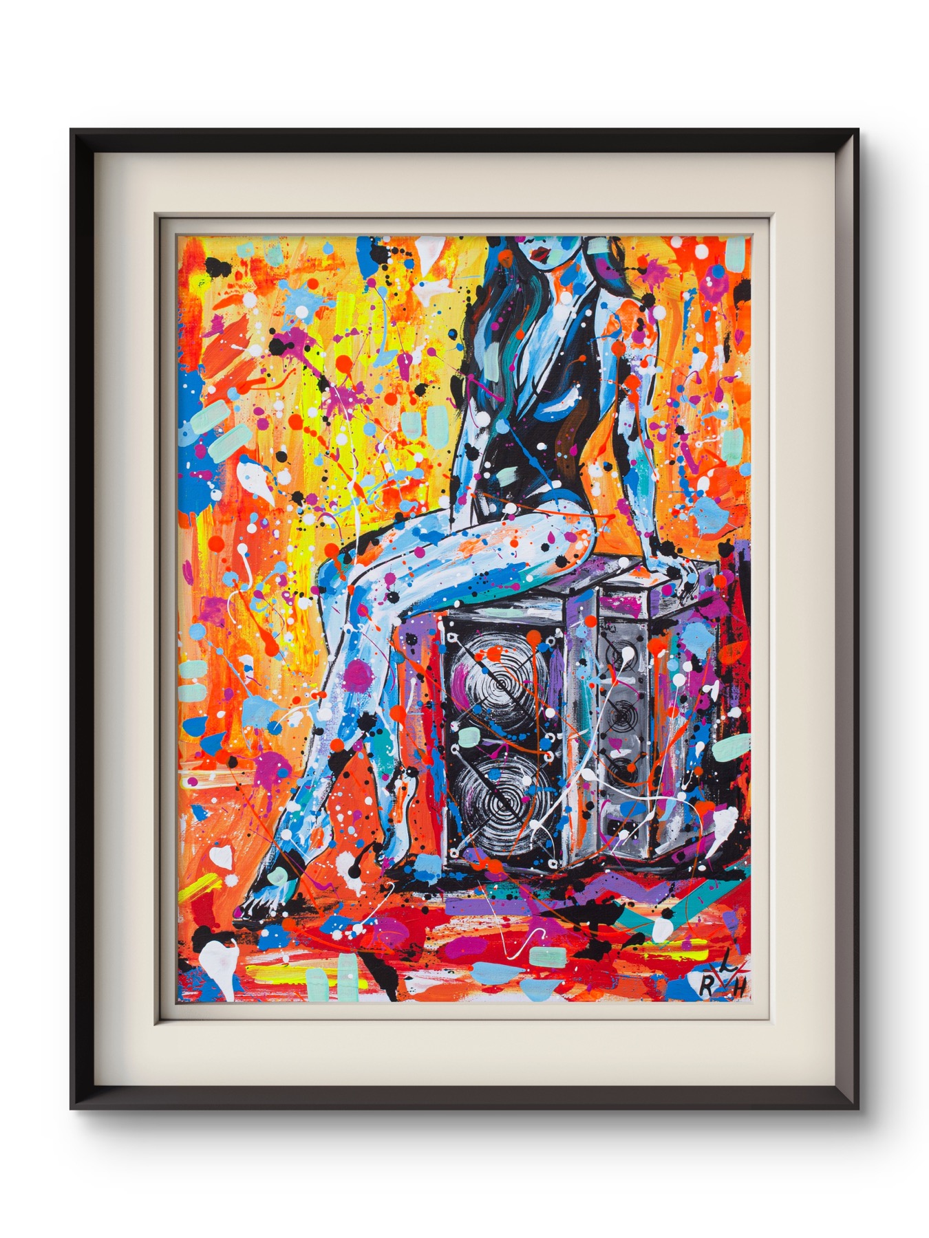 Lady Redhorn Bitcoin Acrylic image 3