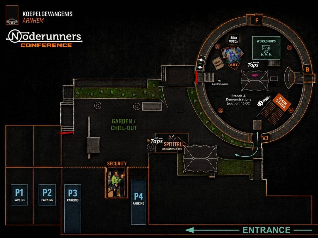 Noderunners Conference floorplan