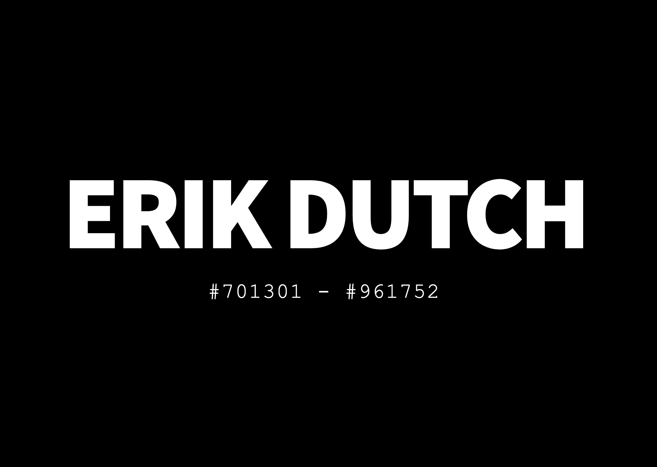 Erik Dutch